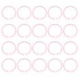 thumbnail image 3 of Book Rings, Textured Elegant Widely Used Plastic Rings Flexible Durable  For Cards For Document For Notebook Pink,Yellow,Green,Blue, 3 of 8