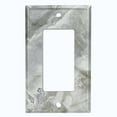 thumbnail image 5 of Metal Light Switch Plate Outlet Cover (Image of Marble Gray MAR033), 5 of 13