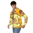 thumbnail image 4 of Lsque Sanrio for Mens Full-zip Hoodie, Zip-up Pullover Hooded Sweatshirt, Kangaroo Pocket Hoodie Ideal for Daily Wear, Travel, and Home-3X-Large, 4 of 8
