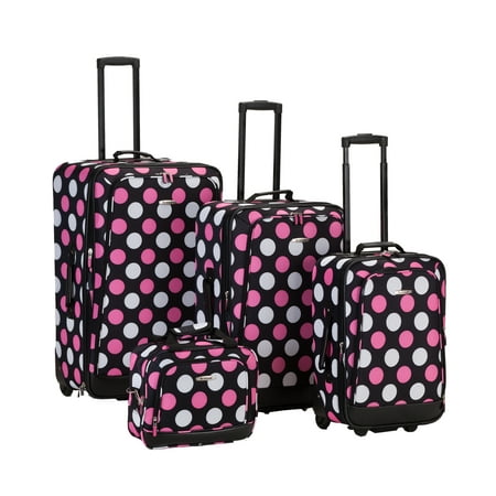 Rockland Luggage 4 Piece Escape Softside Luggage Set