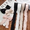 thumbnail image 1 of Homerr Packaging Ribbon DIY Ribbon Flower Wrapping Ribbon Gift Wrapping Ribbon 9m/Roll Lace Embossed Flowers Clear Pattern Thickened Decorative Pleated DIY Gift Box Packing Ribbon, 1 of 7