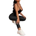 thumbnail image 5 of Women's Plain Regular Black Leggings L (8/10), 5 of 8