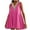 Womens Pink V-Neck Dress, variant on Olyvenn Fashion Women Summer V Neck Lace Trim Tank Dress Solid Loose Fit Ruffle A Line Swing Short Dresses Pink 6