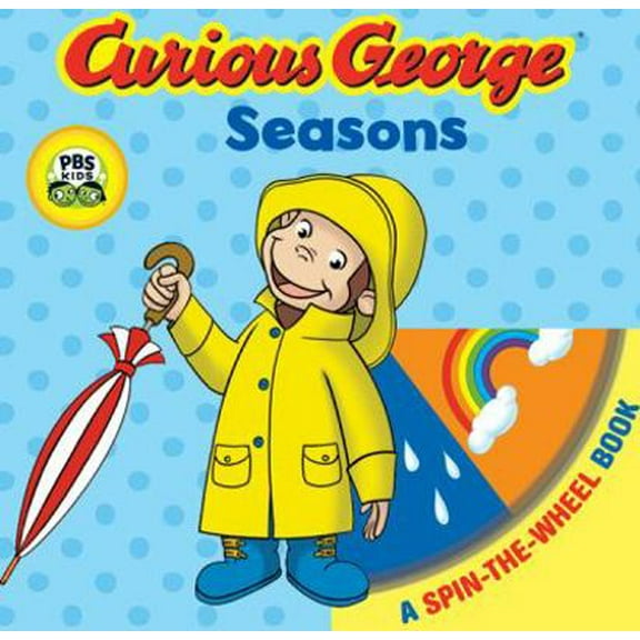 Pre-Owned Curious George Seasons (Cgtv Spin-The-Wheel Board Book) (Paperback) 0618998489 9780618998487