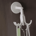 thumbnail image 3 of Hexagon Claw Rotating Hook Multifunctional Household Kitchen Toilet Hook Spoon Holder Key Storage Self-Adhesive Hook, 3 of 5