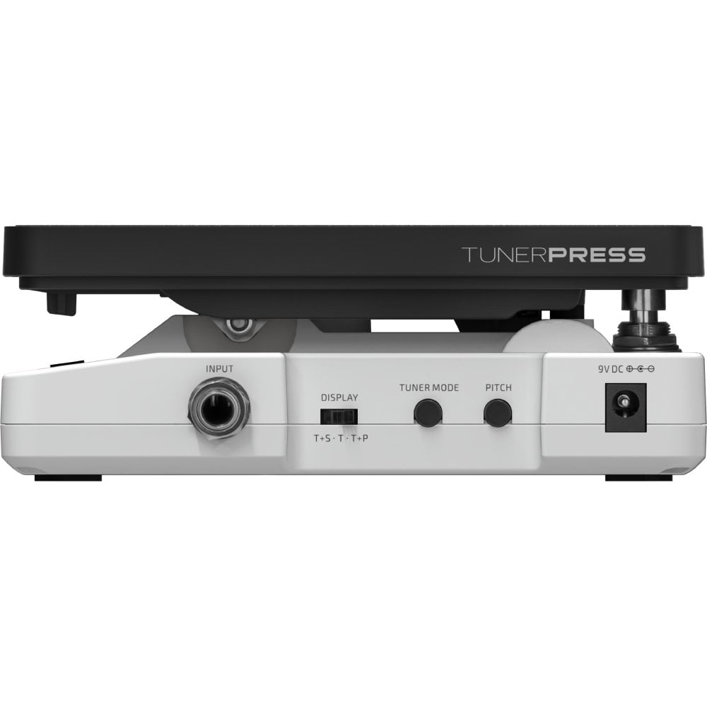 Hotone Audio Tuner Press Tuner/Volume/Expression Pedal - White & Black