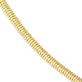 thumbnail image 5 of Honey Crush Real 14K Yellow Gold Diamond Cut Oval Snake Chain (2.08mm, 20in), 5 of 7