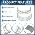 thumbnail image 4 of Unique Bargains Main Bearing Set No.2102002591 for Hyundai I10 2007-2013 Engine Crankshaft Main Bearing Metal Silver Tone 10 Pcs, 4 of 7