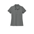thumbnail image 3 of MERCER+METTLE Women's Stretch Pique Polo | Short Sleeve Collared Shirt for Women, Casual Performance Polo for Work - Storm Grey 4XL, 3 of 4