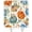 Orange Green, variant on Fall Pumpkin Shower Curtain Autumn Maple Leaves Harvest Thanksgiving Fruti Falling Leaf Watercolor Fabric Bathroom Sets with Hooks,Orange Green