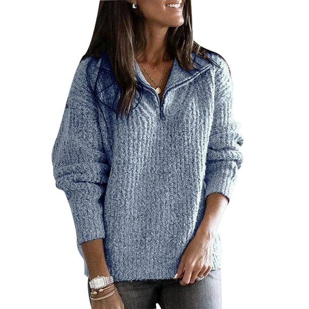 DYMADE DYMADE Women's 1/4 Zip Pullover Top