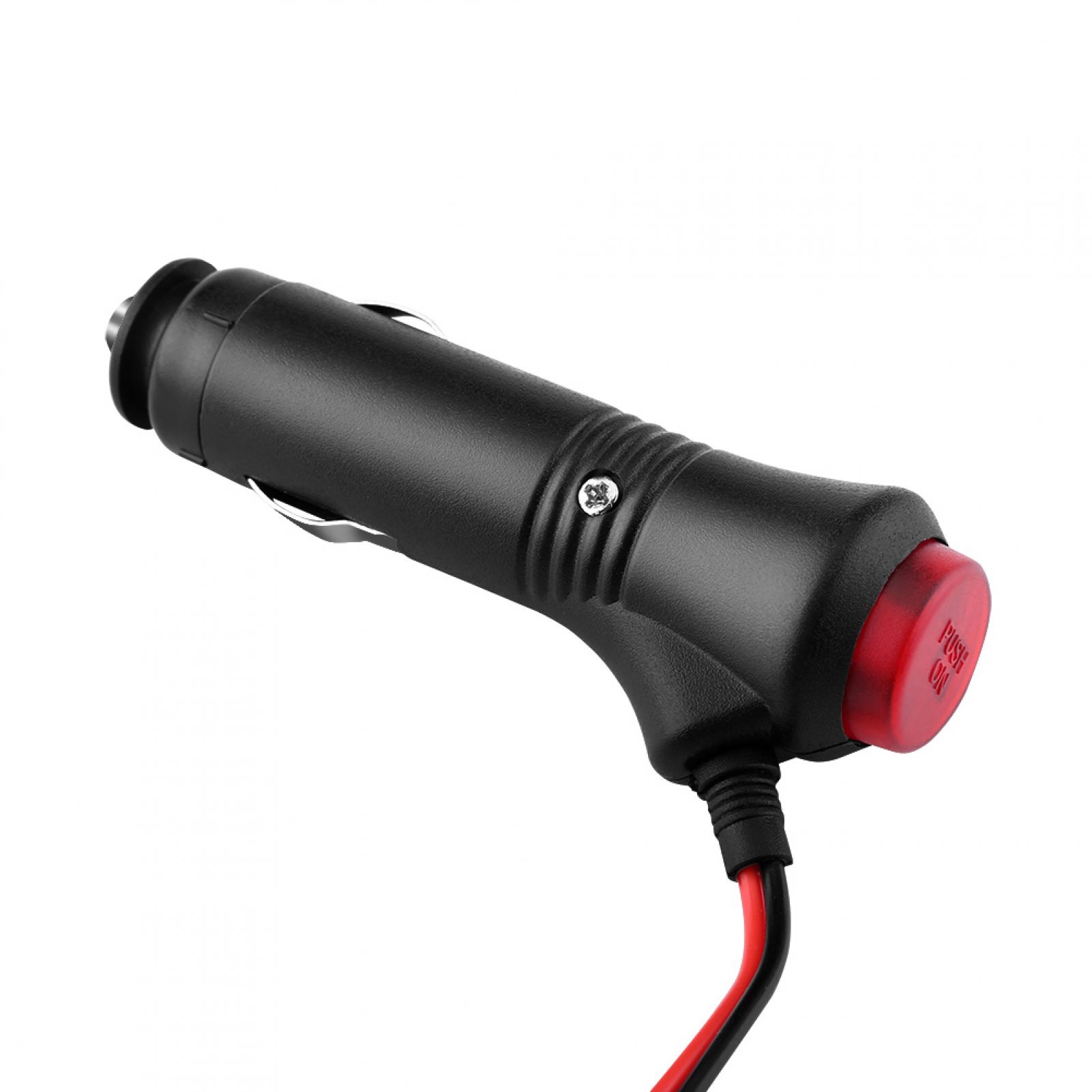 Domqga 1.5m Male Car Lighter Socket Power Plug Adapter On Off Switch