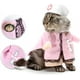 thumbnail image 2 of Disfraz de enfermera para perro y gato, ropa de enfermera para mascotas, pantalones vaqueros de Navidad, ropa (M) brillar Electrónica, 2 of 5