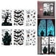thumbnail image 3 of 6 piezas de murciélagos de Halloween, árbol marchito, papel pintado para ventanas, diseño para fiestas, pegatinas decorativas para paredes, 3 of 7