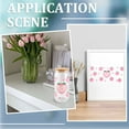 thumbnail image 5 of 1 Set 8Pcs 8 Styles UV Plastic Cup Wrap Transfer Stickers for Glass Mixed Shapes 247x120x0.3mm 8pcs/set, 5 of 6