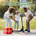 thumbnail image 6 of TST Electric Scooter for Kids, 100W Adjustable Kick Scooter with Flashing Rainbow LED Lights, Up to 8mph&8 Miles, 6 of 6