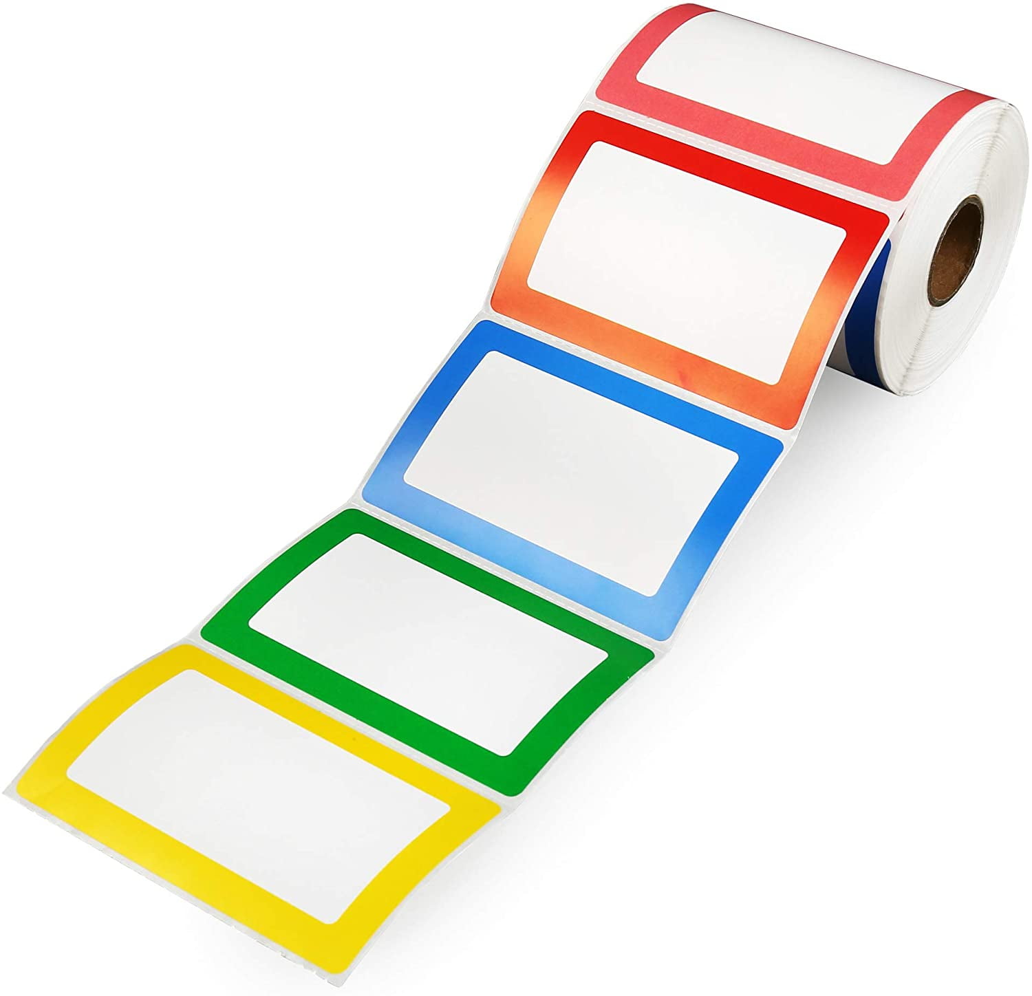 10 x 5 cm 200 Labels White Rectangular Removable Residue-Free Label Stickers Peels Off Easily