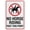 Warning Sign 1, variant on Permit Zone Directions Sign Funny Decor For House Door Office Business Yard,Metal Aluminum Rust Free Sign - 8"x12", Pre-Drilled Holes, Weather Resistant