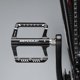 thumbnail image 1 of Pedales Sotado Sellado Bicicleta de bicicleta Aleación de aluminio Aleación Bike Negro, 1 of 9