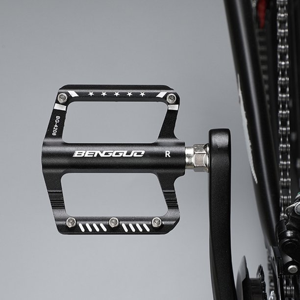 Pedales Sotado Sellado Bicicleta de bicicleta Aleación de aluminio Aleación Bike Negro