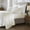 Ivory, variant on Superior Carmen 100% Cotton Relaxed Wash Bed Sheet Set, Queen, Blue