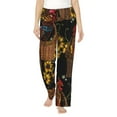 thumbnail image 2 of Kdxio Women's Comfy Stretch Embroidery Chicken RoosterPrint Drawstring Pajama Pants-XX-Large, 2 of 9