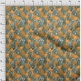 thumbnail image 4 of oneOone Rayon Orange Fabric Floral & Diy Clothing Quilting Fabric Print Fabric By Yard 56 Inch Wide, 4 of 5