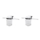 thumbnail image 2 of sweethay Stainless Steel Tea Infuser Portable Dual Reusable Cup with Anti-rust Strainer Handle Mug Washable Lid Foldable 7x7x8cm 2Conjunto, 2 of 6