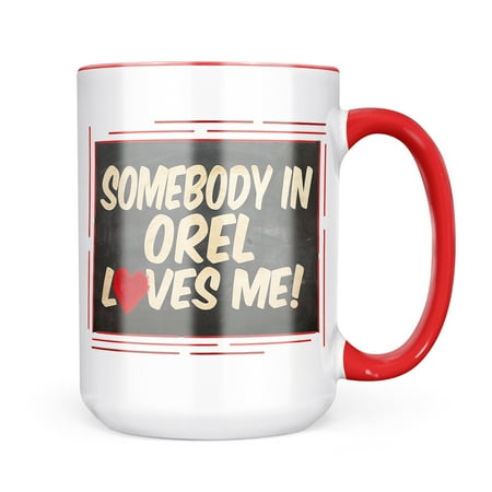 

Neonblond Somebody in Orel Loves me Russia Mug gift for Coffee Tea lovers