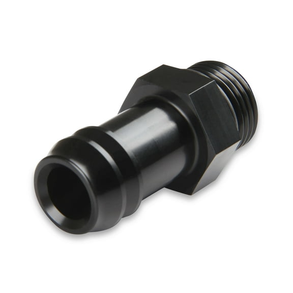 Earl's AT785013ERL Straight 3/4" Hose to -10AN (7/8-14) O-Ring Boss Male - Black Anodized Finish