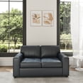 thumbnail image 4 of Roundhill Furniture Sakan Leather Upholstered Loveseat, Blue, 4 of 13