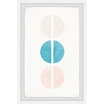 Parvez Taj Lined Circles Framed Wall Art