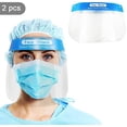 thumbnail image 2 of 2 Pcs Jagmohan Inc Sécurité Face Shield Réutilisable Transparent Capuchon de Protection Complète / Protéger les Yeux et le Visage avec Film Transparent Protecteur Bande Élastique / Expédié de Toronto, Canada, 2 of 2