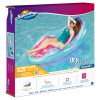 Swimways Dry Float Translucent Zero Gravity Positioning Pool Lounger with Cupholder, Orchid