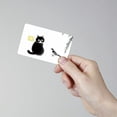 thumbnail image 5 of Rectangle PVC Plastic Waterproof Card Stickers Self-adhesion Card Skin for Bank Card Decor Cat Shape 186x137mm DIY for DIY, 5 of 6