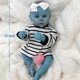 thumbnail image 2 of Muñeca Reborn JOYARR de 50 cm con piel azul y ojos marrones realistas, 2 of 7