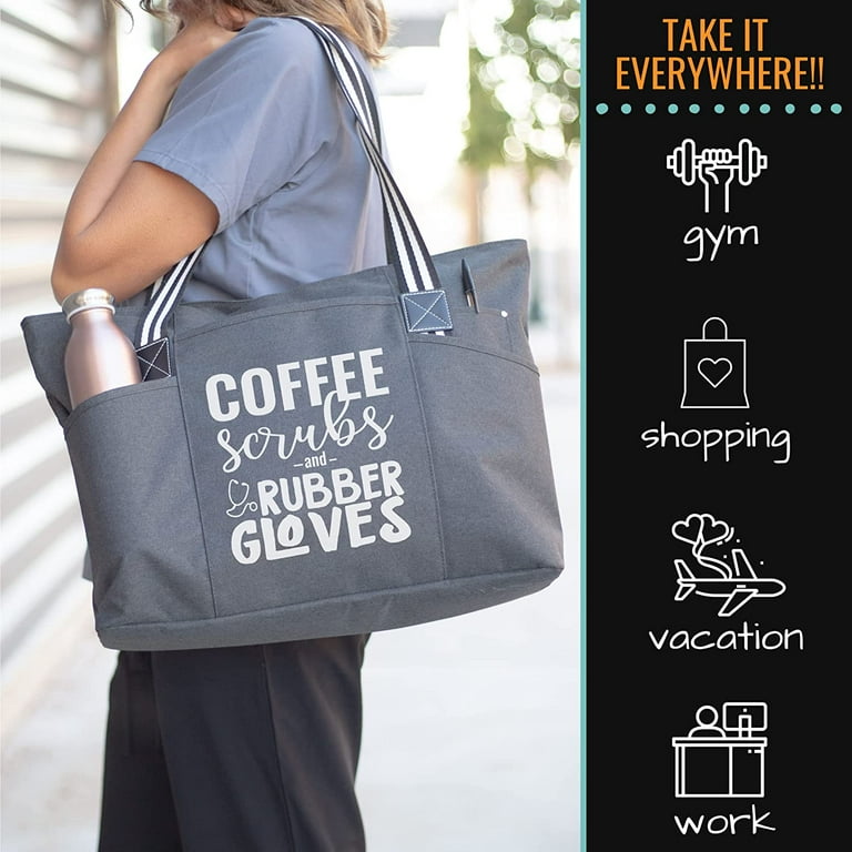 Nurse Bags and Totes for Work Nursing Bags for Nurses Clinical Bag for Nursing Students CNA RN Tote Gifts for Women