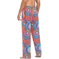 thumbnail image 6 of FREEAMG Hippie Mandala Pattern Pajama Pants for Men, Men's Separate Bottoms, Pure Cotton Comfortable Lounge Pants?553?, 6 of 7