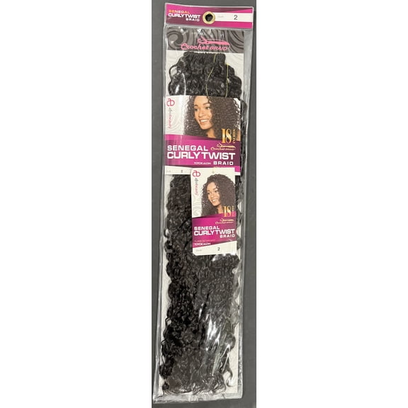 AfroBeauty Collection - Senegal Curly Twist Braid, 18 in, Color 2