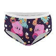 thumbnail image 3 of Cartoon Kirby Women's Brief Lady Lace Underwear Breathable Elastic Sexy Bikini Hipster Panties, 3 of 6