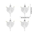 thumbnail image 3 of KMMYS 4Pcs Halloween Ghost Decoration, Mini Flying Ghosts, Spooky Room Decor, Versatile Hanging Ghosts, Perfect for Parties and Haunted Houses, Weather Resistant Ghost Pendants, 3 of 9