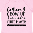 thumbnail image 4 of Inktastic Future Flute Player Music Boys or Girls Baby Bodysuit, 4 of 5