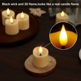 thumbnail image 2 of Velas votivas recargables sin llama IMAGE, paquete de 12 unidades de 4 x 6 cm, 2 of 9