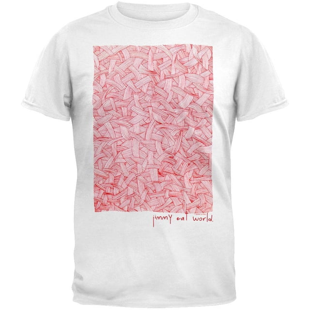 Jimmy Eat World - T-Shirt Doux à Hachures Croisées