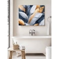 thumbnail image 6 of Feather Canvas Print Wall Art Modern Framed Canvas Art Wall Decor Gold White Pictures Painting Morden Artwork for Living Room Bedroom, Ready to Hang - 12"x16", 6 of 6