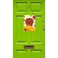 thumbnail image 2 of Longhair Red Dachshund Thanksgiving Wall or Door Hanging Prints, 2 of 2