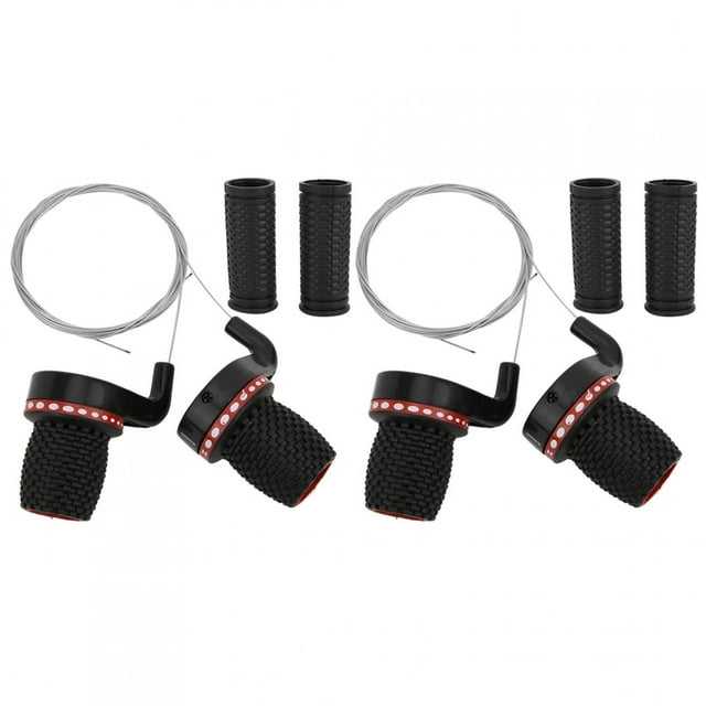 Bicycle Speed Shifter Handle Bicycle Cycling Reverse Stick Twist Grip Device Set Bicycle Derailleur Transmission Comfortable Handfeeling Easy To Use