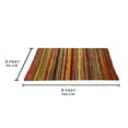 thumbnail image 5 of Aakriti Handmade Rag Rug, Chindi Rug, Multicolored, Indian Rug, Recycled Rug, Boho Style, Decorative Rug ( 5x3 ft) (Yellow), 5 of 5