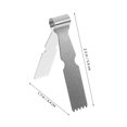 thumbnail image 2 of SWETRACE 4Ud Pinzas Buffet De Acero Inoxidable Para Cocina Antideslizantes Y Resistentes En Color Plata, 2 of 8