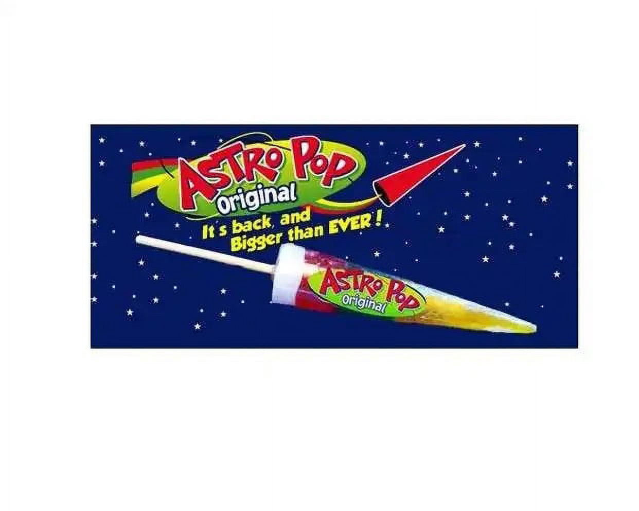 Original Old Fashioned Rocket Astro Pop, 1.5 Ounce Large Lollipops - 4 Pops